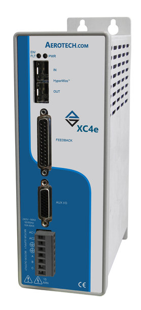 XC4e High-Performance Single-Axis PWM Drive for Brushless DC, Brush DC, Voice Coil, and Stepper Motors